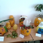 Výstava plodov jesene, dekorácií a Halloweenska párty