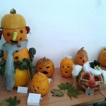 Výstava plodov jesene, dekorácií a Halloweenska párty